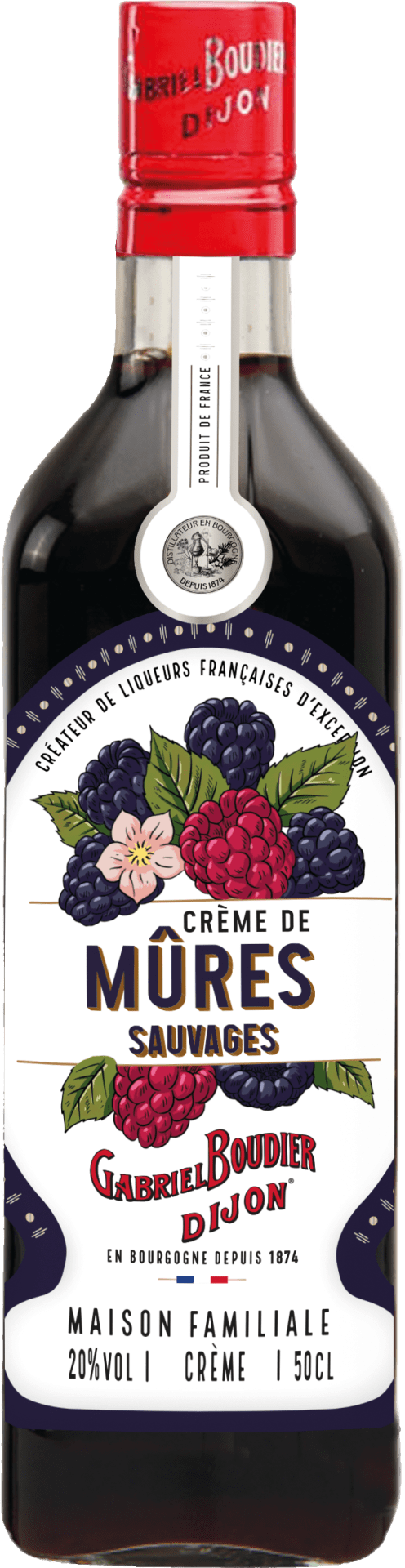 Crème de Mûres Sauvages (Brombeere) Boudier