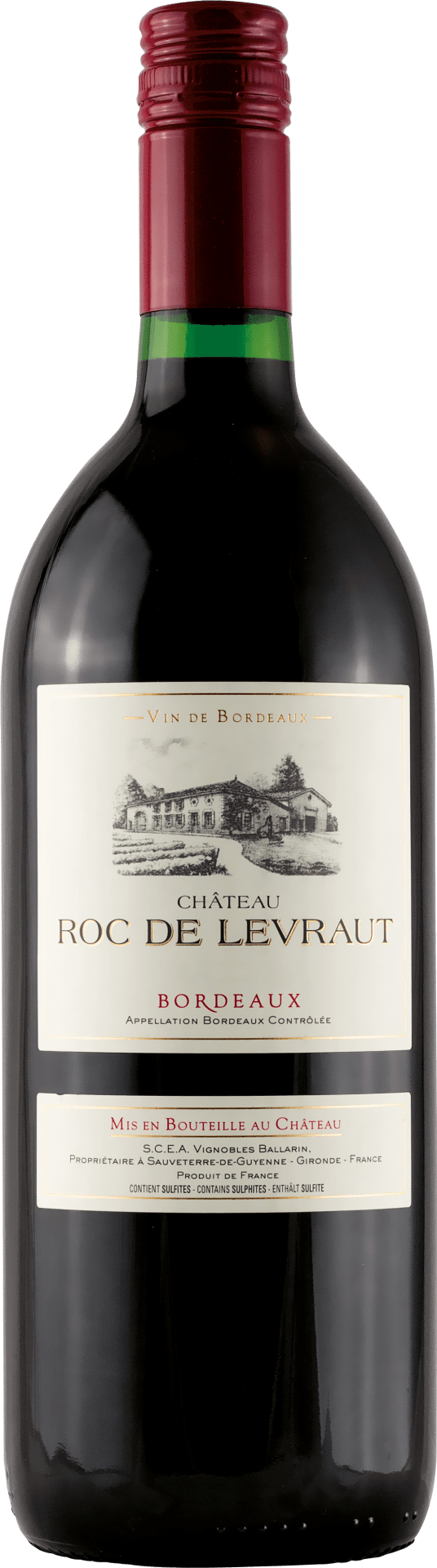 Château Roc de Levraut Bordeaux Liter