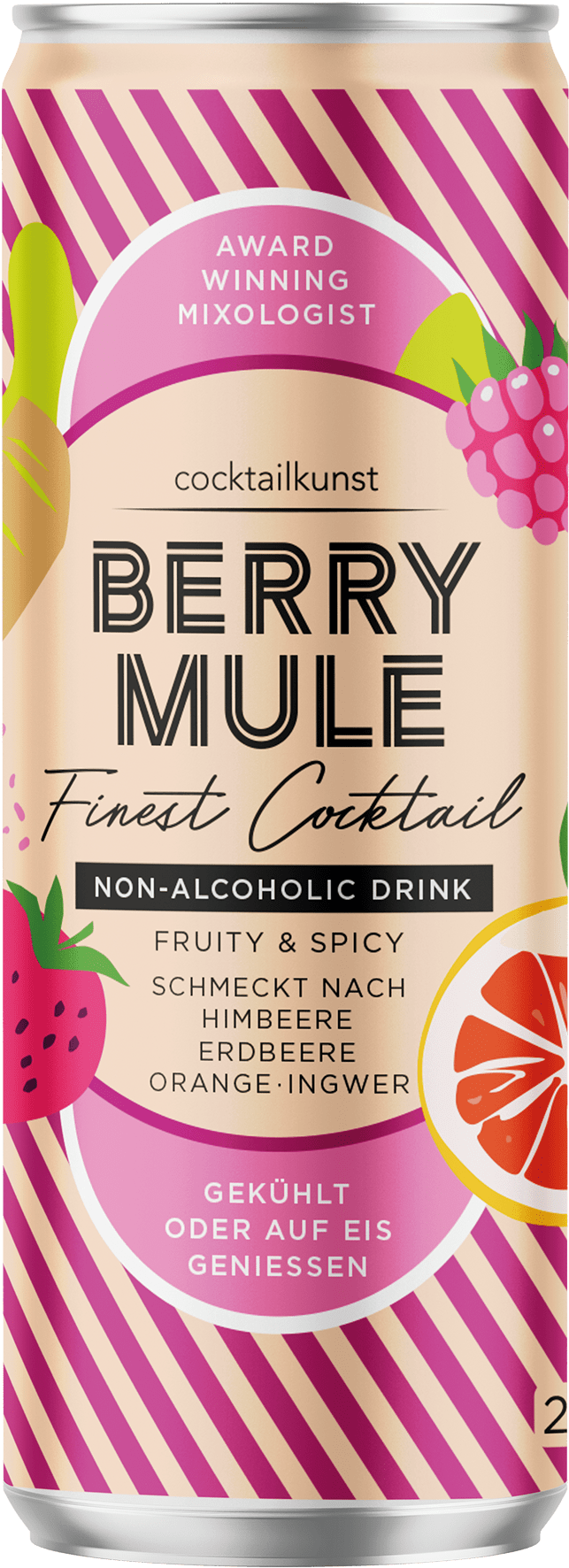 Cocktailkunst Berry Mule