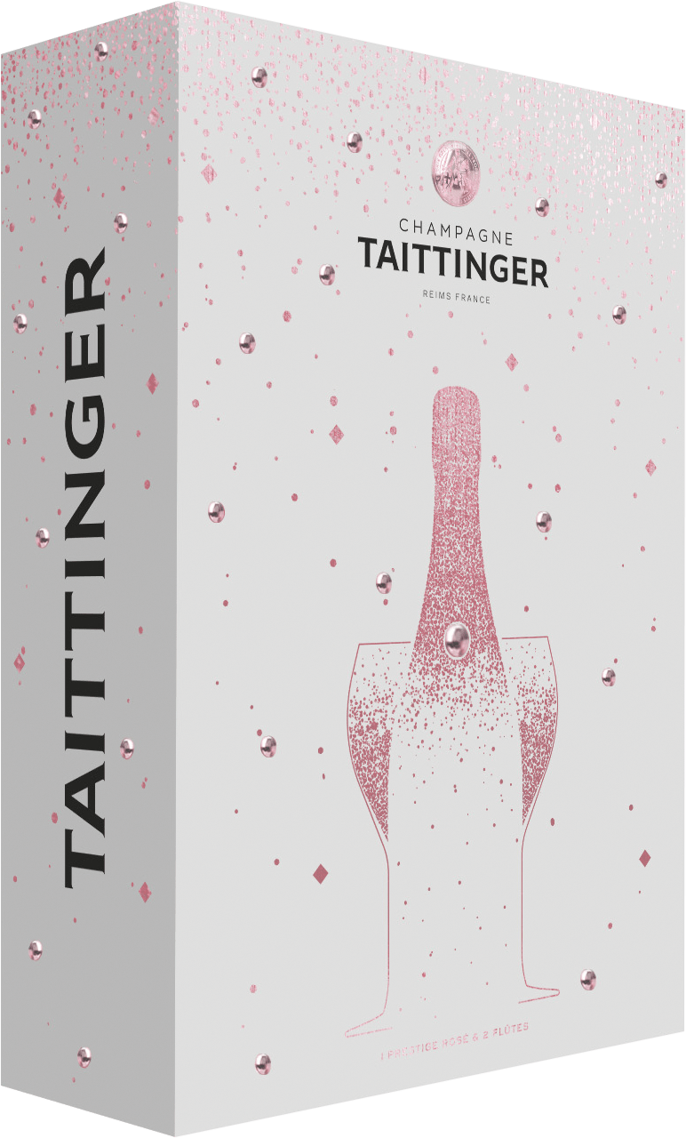 Prestige Rosé + 2 Champagner-Gläser Set