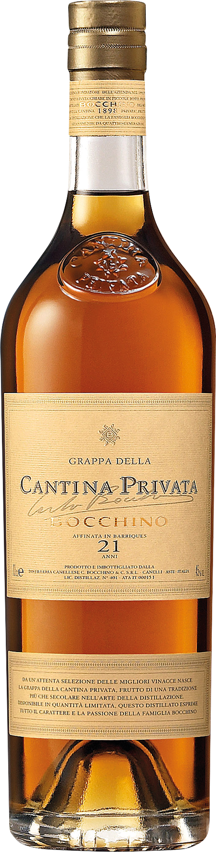 Grappa della Cantina Privata 21 Anni