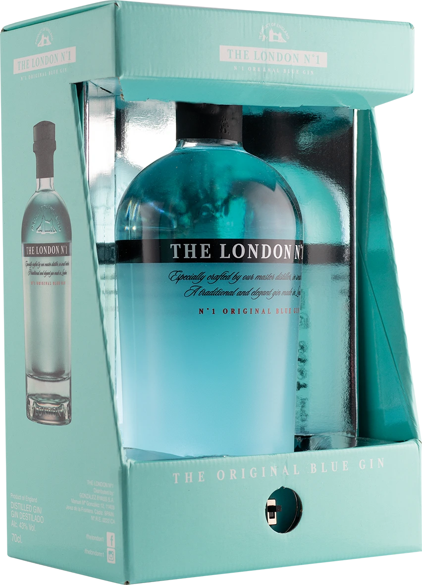 The London No.1 Gin in leuchtender Geschenkverpackung